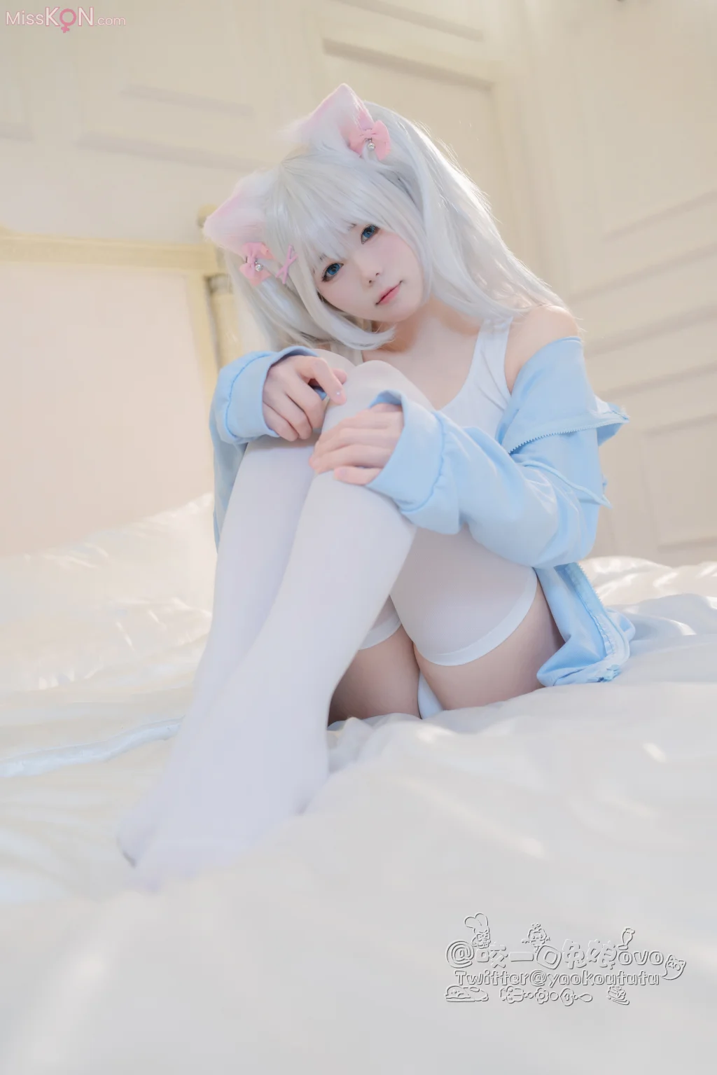 Coser@黏黏团子兔: 做你的猫 (56 photos + 1 video)