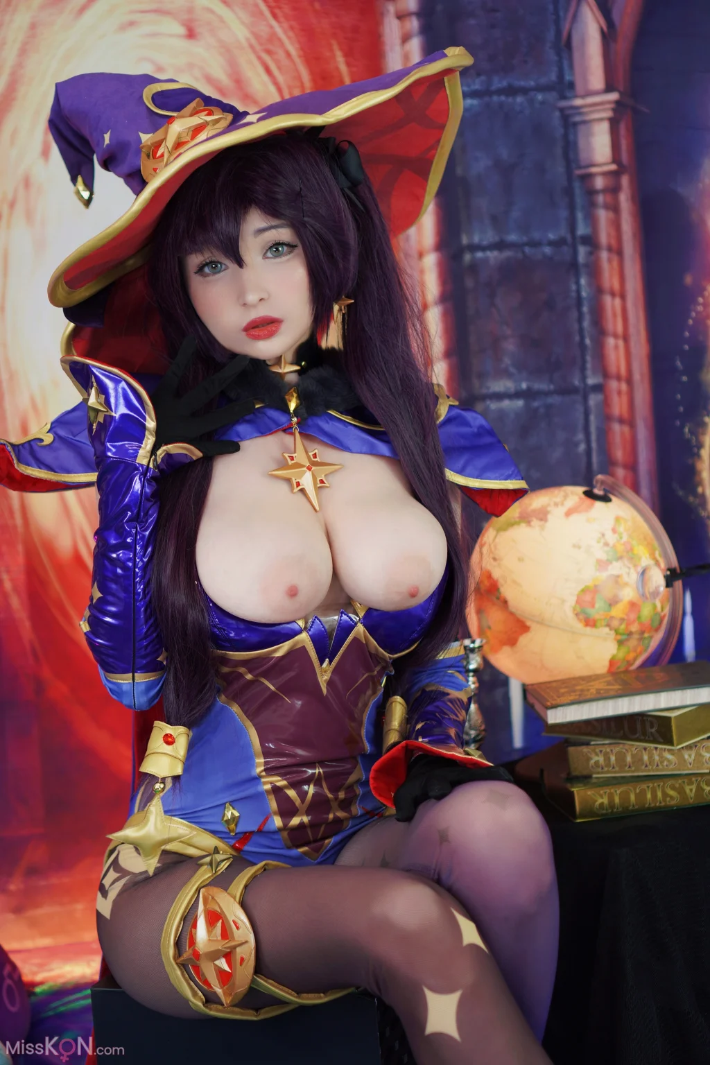 Coser@Hidori Rose: Mona Genshin (30 photos)