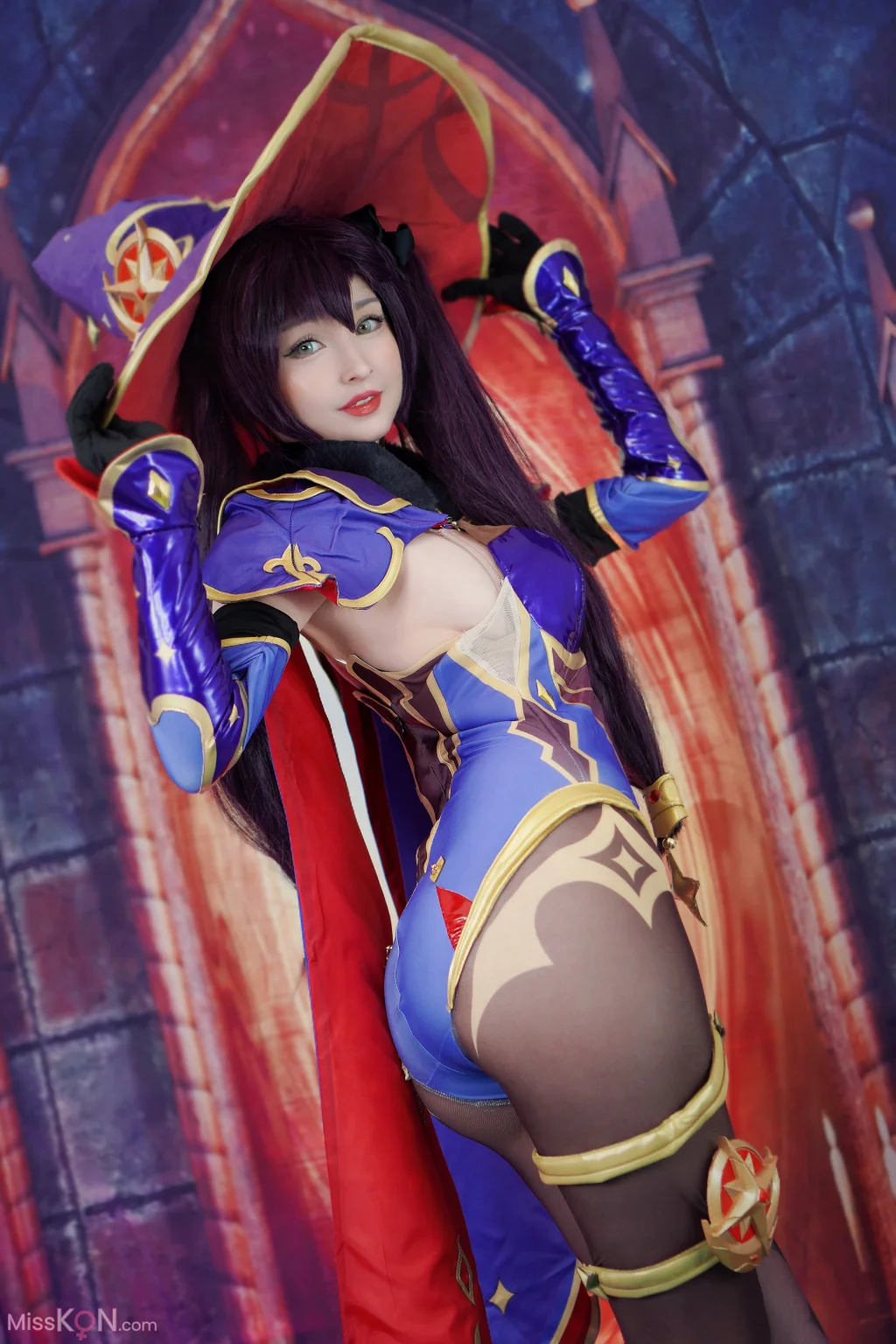 Coser@Hidori Rose: Mona Genshin (30 photos)