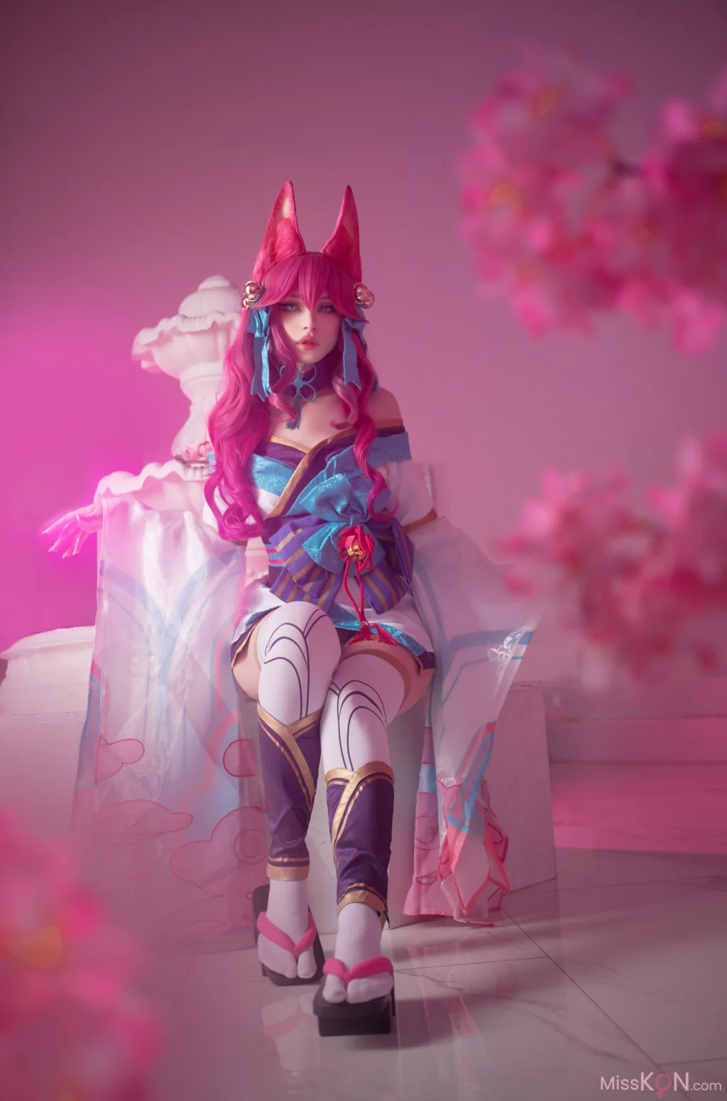 Coser@Ulichan: Ahri Spirit Blossom (52 photos)