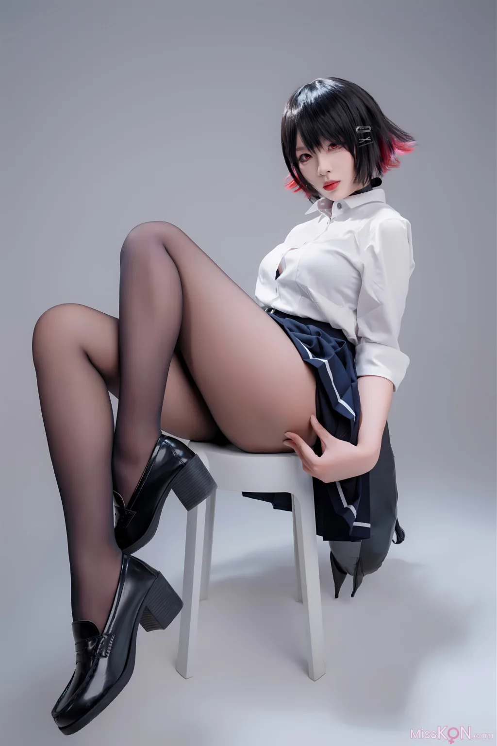 Coser@轩萧学姐: 鲨鱼妹JK (100 photos + 1 video) 9 Coser@轩萧学姐: 鲨鱼妹JK (100 photos + 1 video) 9