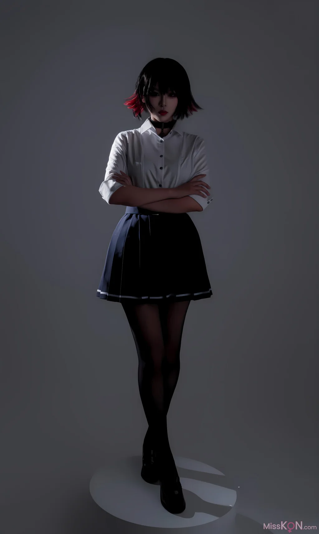 Coser@轩萧学姐: 鲨鱼妹JK (100 photos + 1 video) 8 Coser@轩萧学姐: 鲨鱼妹JK (100 photos + 1 video) 8