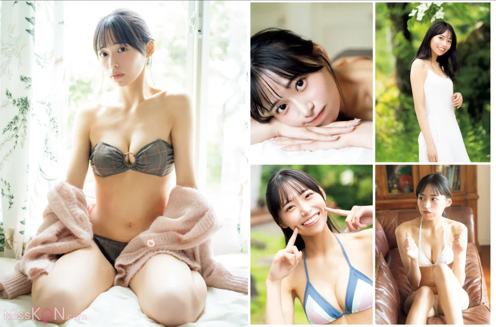[JP] 中西花: FRIDAY GOLD プレミアムな初水着 (12 photos + 1 video)