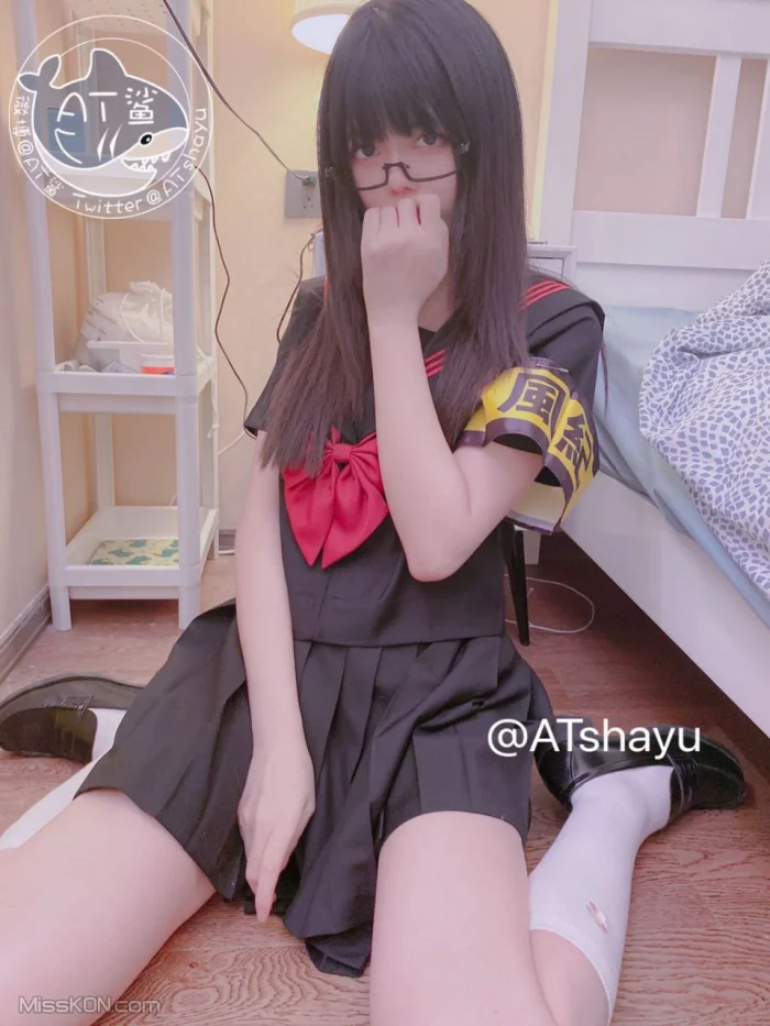 Coser@AT鲨: 不守纪律的风纪委员 (51 photos + 1 video)