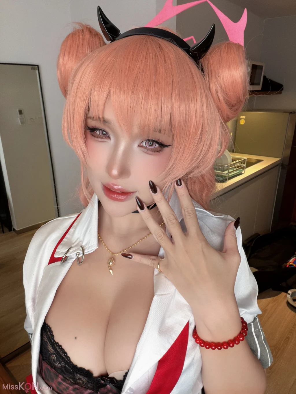 Coser@PuyPuy: 蔚蓝档案 夜樱绮罗罗 (117 photos)