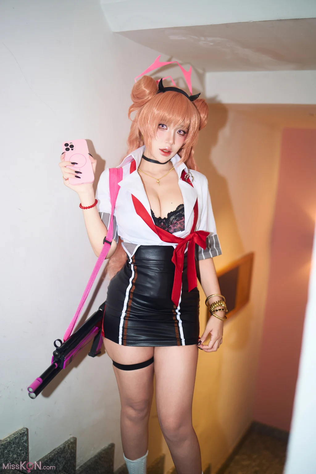 Coser@PuyPuy: 蔚蓝档案 夜樱绮罗罗 (117 photos)