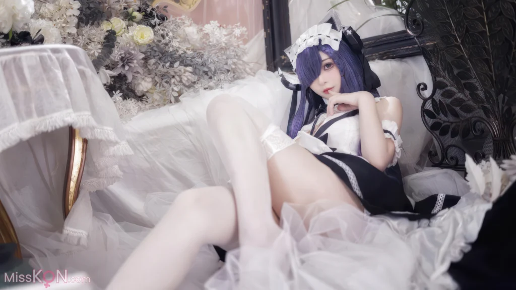 Coser@叉子宝宝: 舰长图 碧蓝航线 奥古斯特女仆 (14 photos)