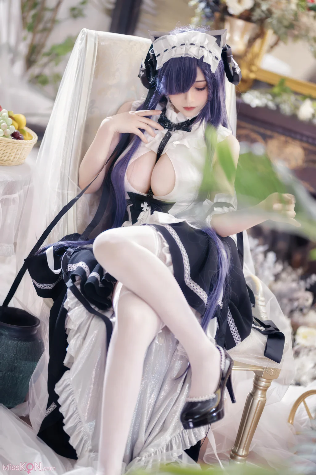 Coser@叉子宝宝: 舰长图 碧蓝航线 奥古斯特女仆 (14 photos)