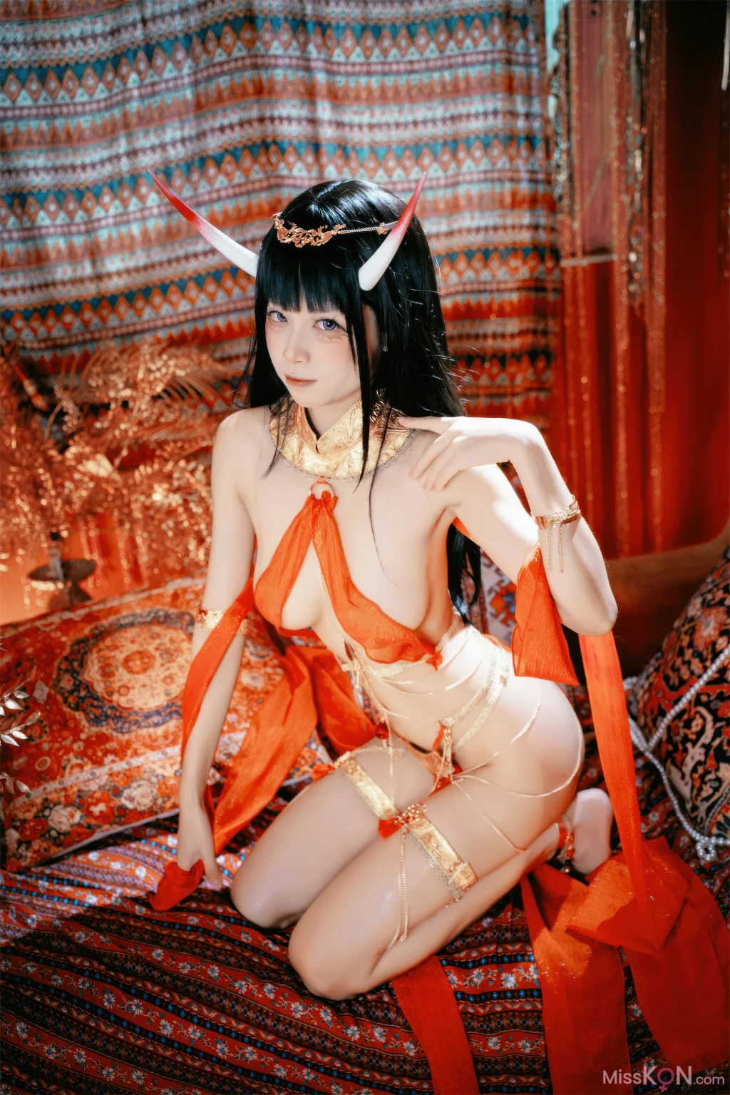 Coser@三無人型: 碧蓝航线 能代 舞娘 (44 photos)