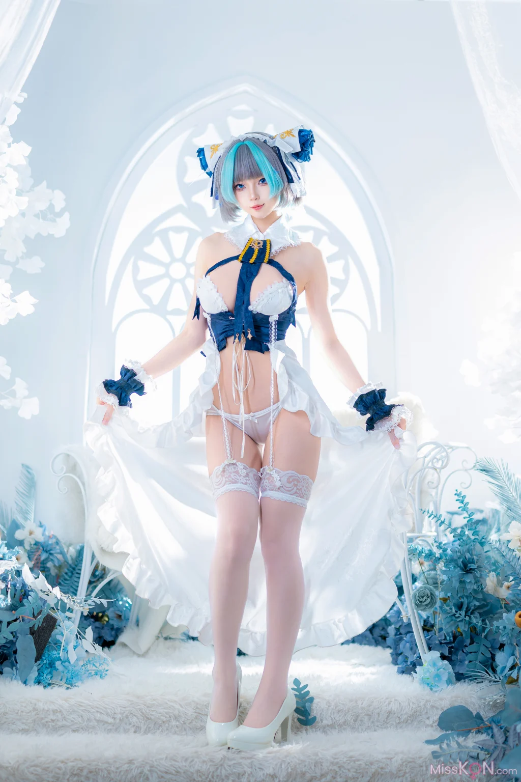 Coser@狐玖玖: 柴郡睡衣 (32 photos)