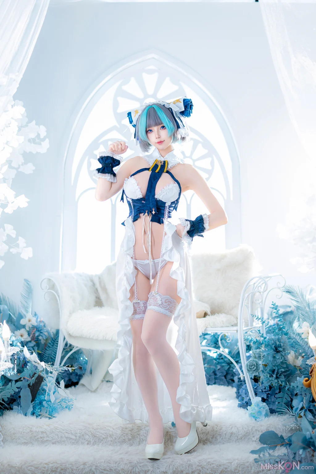 Coser@狐玖玖: 柴郡睡衣 (32 photos)