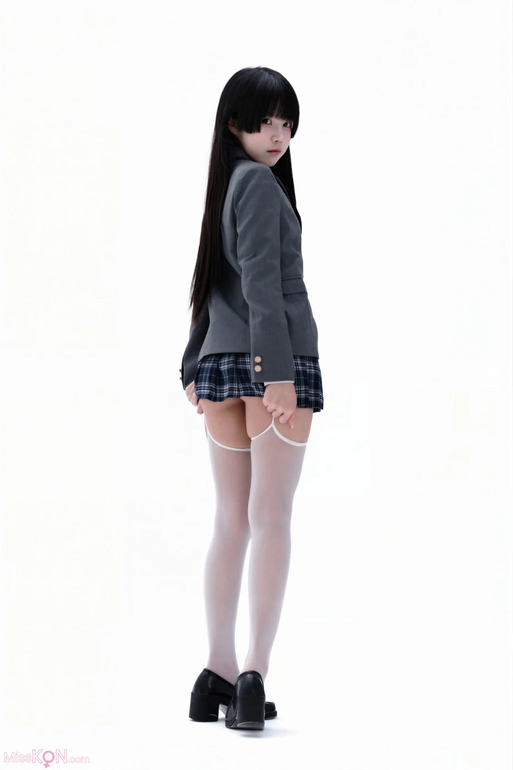 Coser@清水凪: 后辈的制服4 (66 photos)