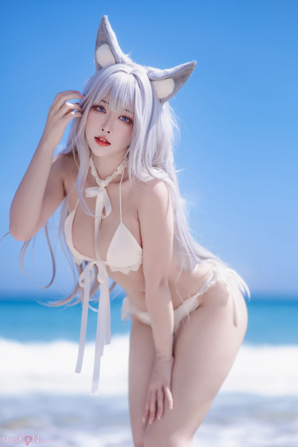 Coser@宫本桜: 碧蓝航线 信浓 白沙幽梦 (20 photos)
