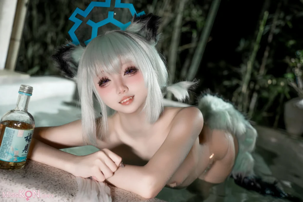 Coser@纸悦Etsu_ko: 蔚蓝档案 时雨温泉 (63 photos)