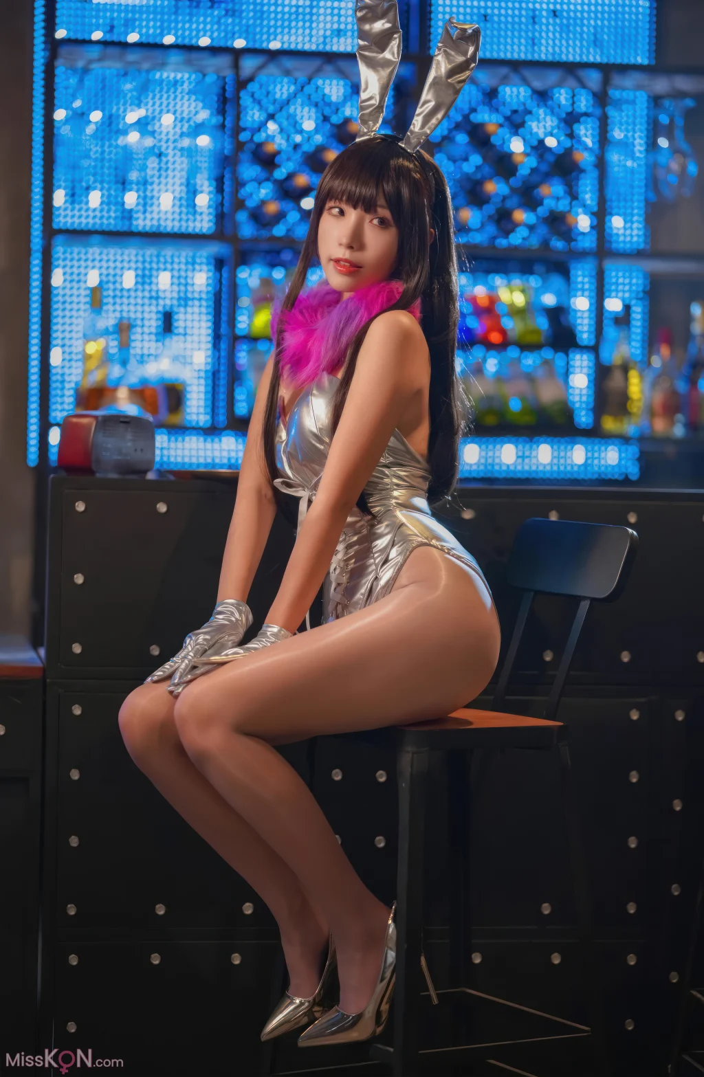 Coser@Neko-薇薇: 恶魔姐姐 千夜 兔女郎 (38 photos)