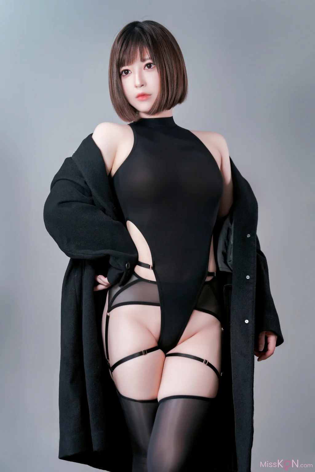Coser@半半子: 今日は黑 Vol.3 (20 photos + 1 video)