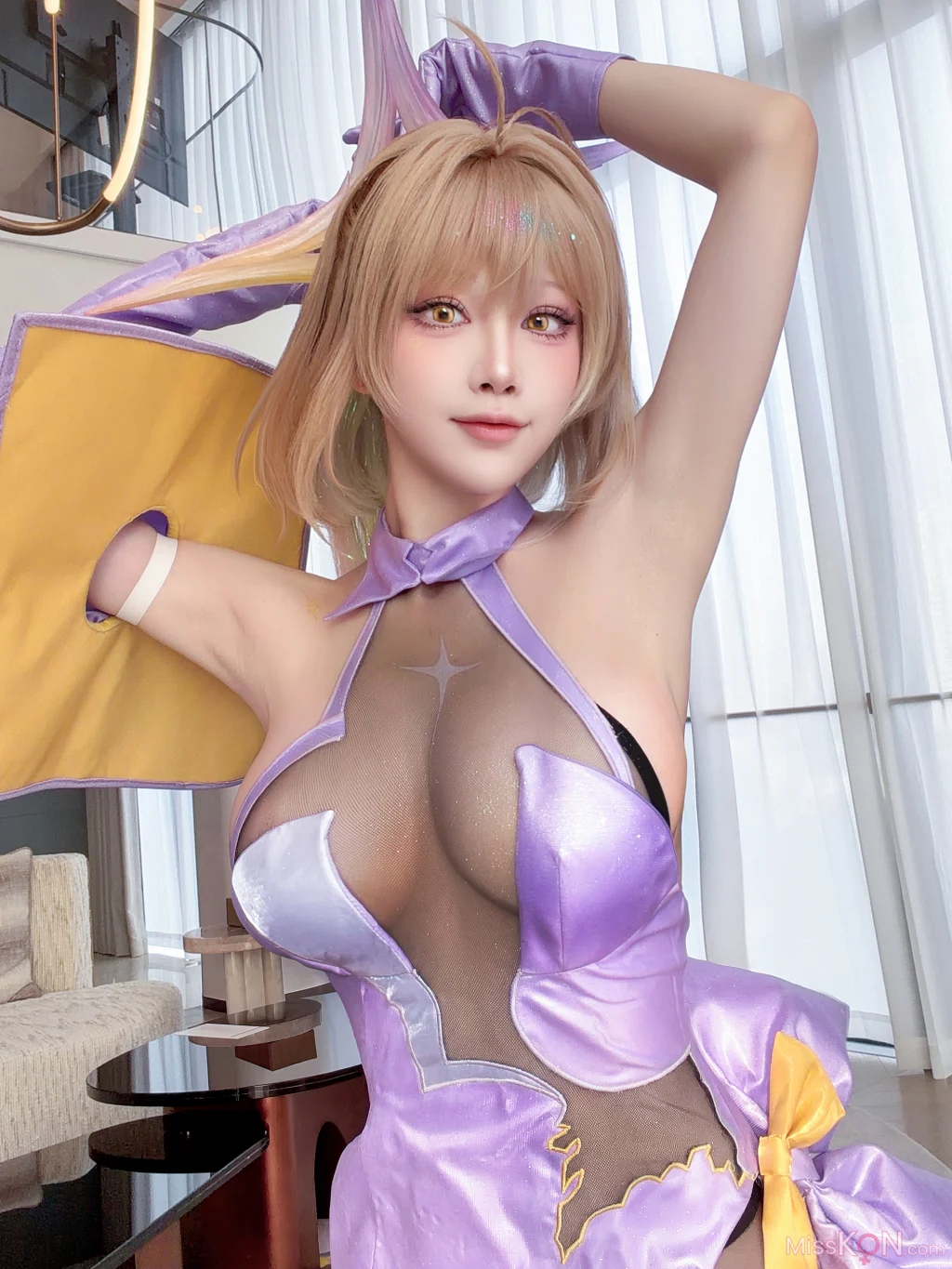 Coser@水淼Aqua: Nikke胜利女神 阿妮斯·超级巨星·星光-自拍 (21 photos)