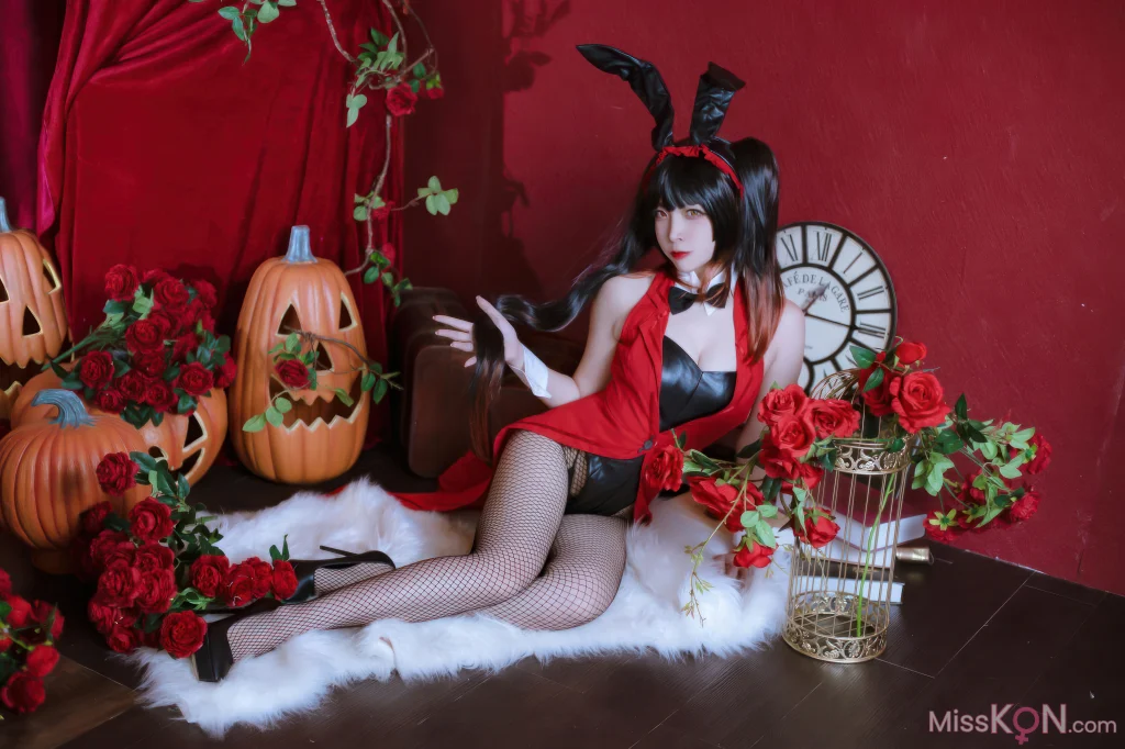 Coser@二佐Nisa: 约会大作战 狂三 兔女郎 (30 photos)
