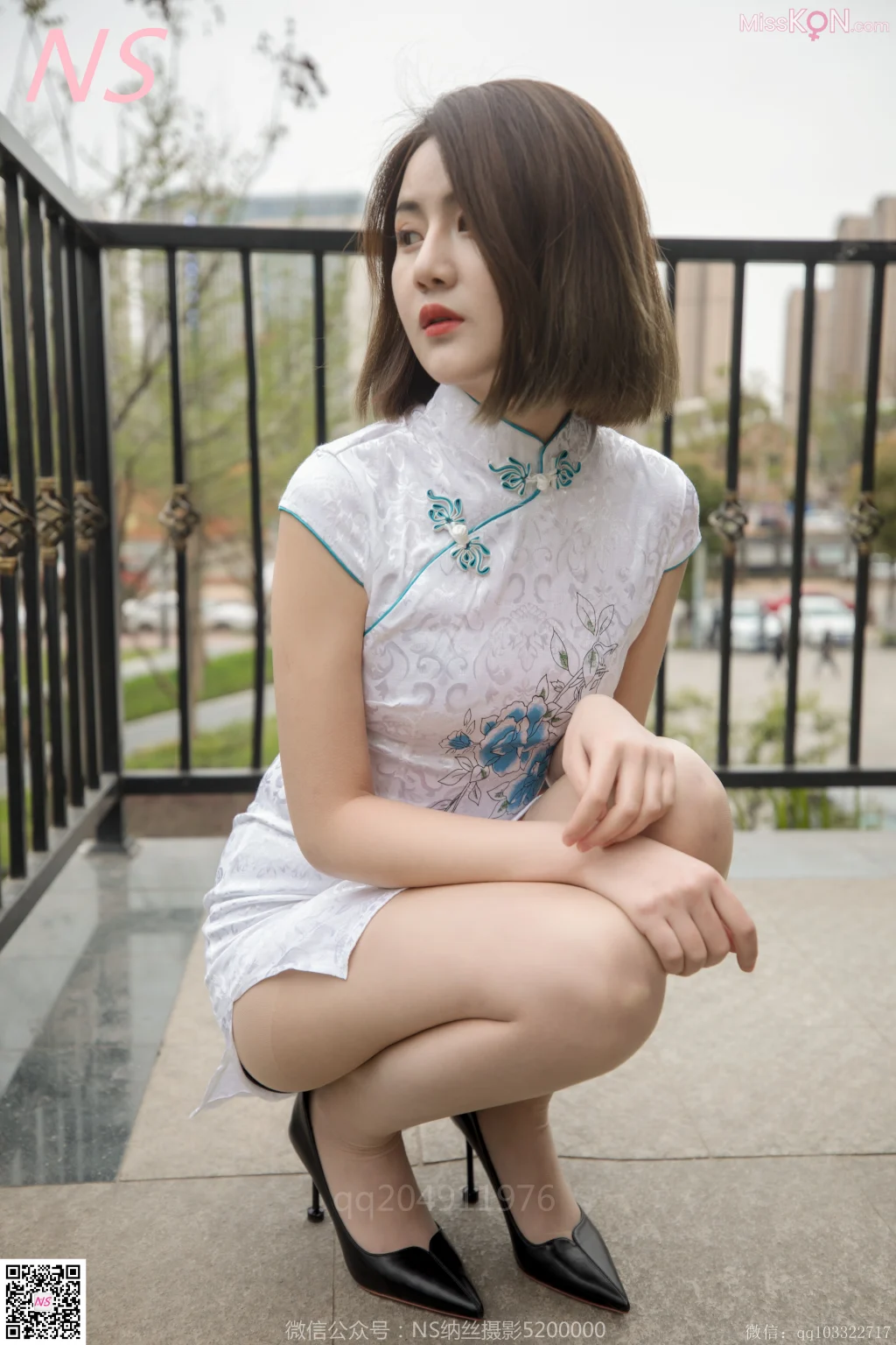 [NS纳丝摄影] No.135: 品茹 素雅旗袍丝袜秀 (71 photos + 1 video)
