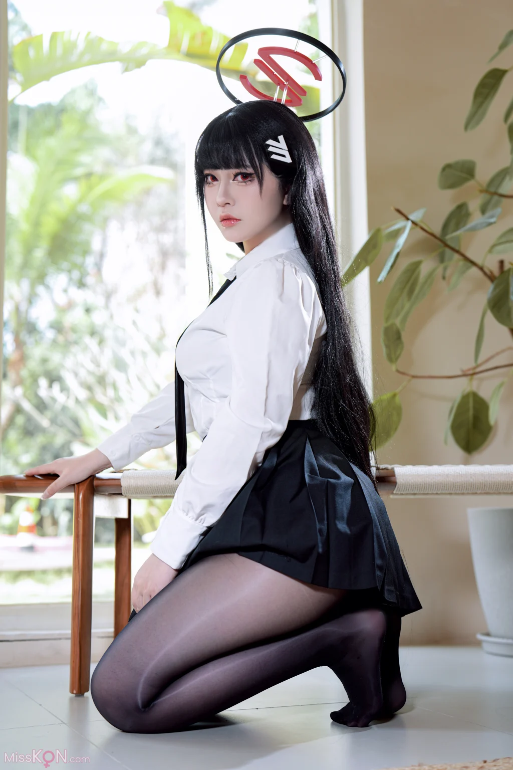 Coser@半半子: 蔚蓝档案 调月莉音 制服+竞泳 (64 photos + 5 videos)