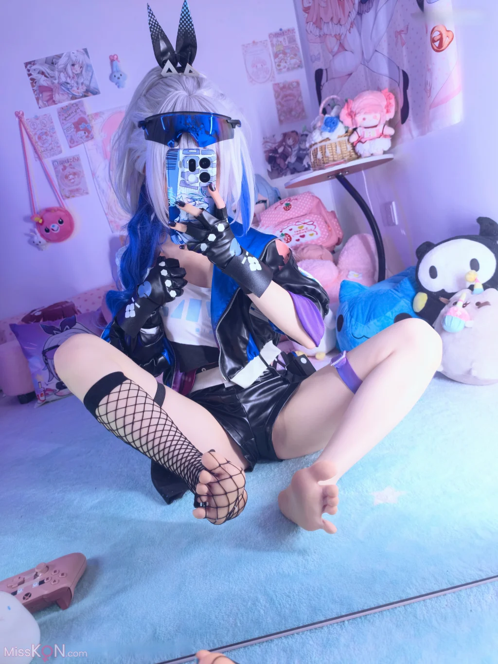 Coser@染三ran3: 崩坏星穹铁道 银狼 衬衫 (108 photos + 7 videos)