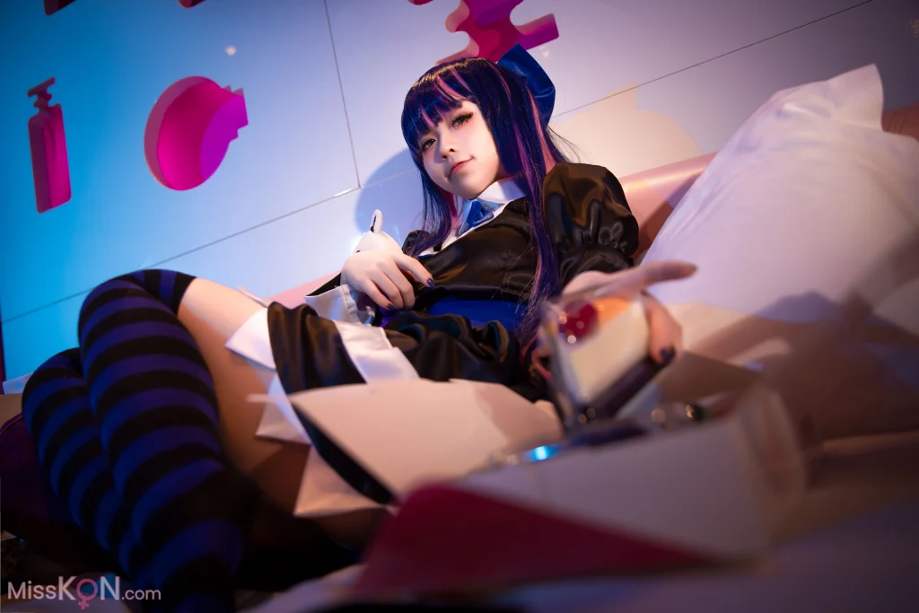 Coser@G44不会受伤: 吊带袜天使 史朵巾 (20 photos)