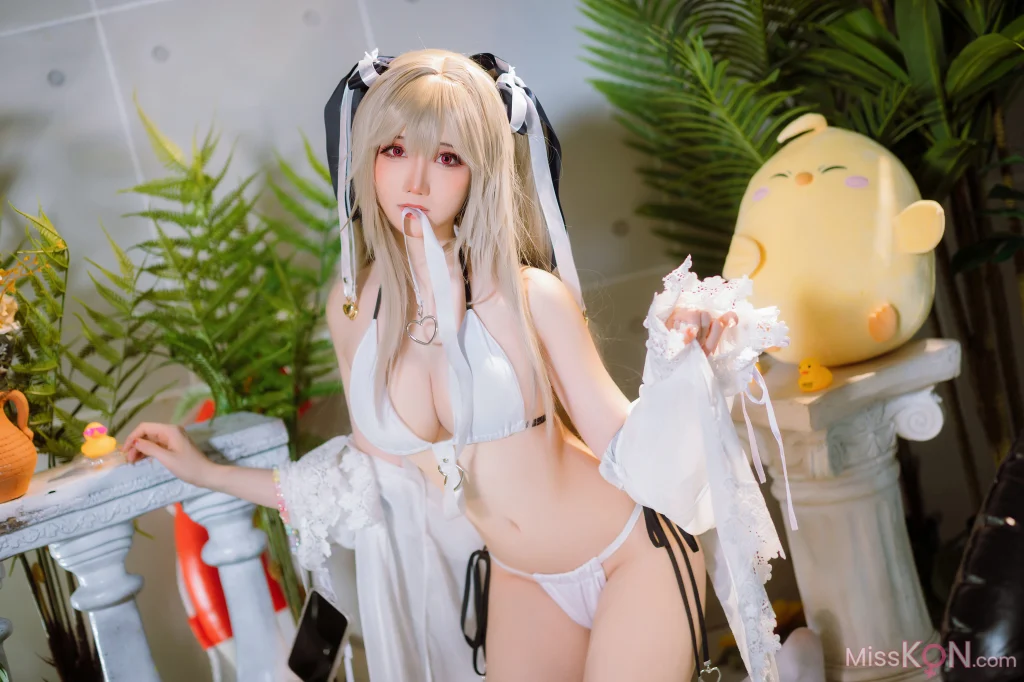 Coser@焖焖碳: 碧蓝航线 安克雷奇 泳装 (20 photos)