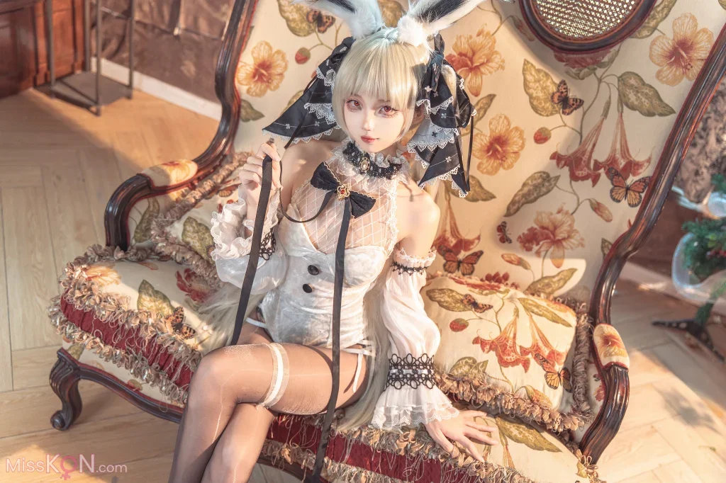Coser@狐玖玖: 碧蓝航线 可畏 白兔女郎 (25 photos)