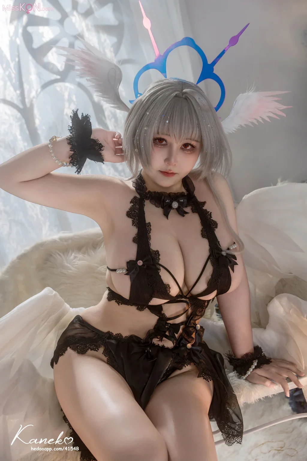 Coser@KANEKO_咔喵: 碧蓝航线 珍珠号·黑白 (36 photos)