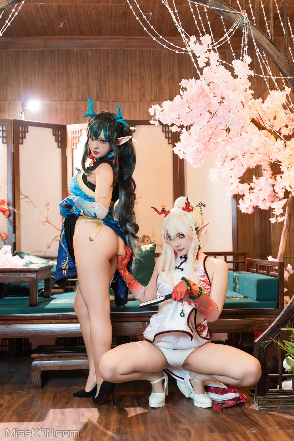 Coser@小和甜酒 & 橙风千雅: 明日方舟年夕旗袍双人御守 (199 photos) 12 Coser@小和甜酒 & 橙风千雅: 明日方舟年夕旗袍双人御守 (199 photos) 12
