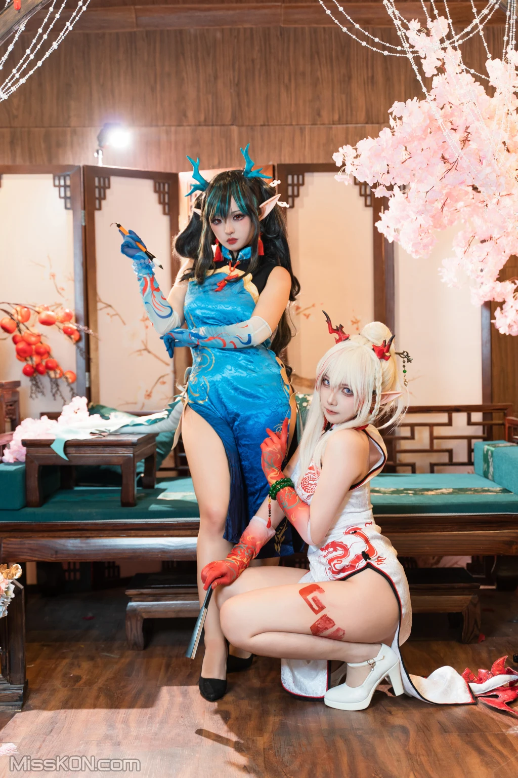 Coser@小和甜酒 & 橙风千雅: 明日方舟年夕旗袍双人御守 (199 photos) 10 Coser@小和甜酒 & 橙风千雅: 明日方舟年夕旗袍双人御守 (199 photos) 10