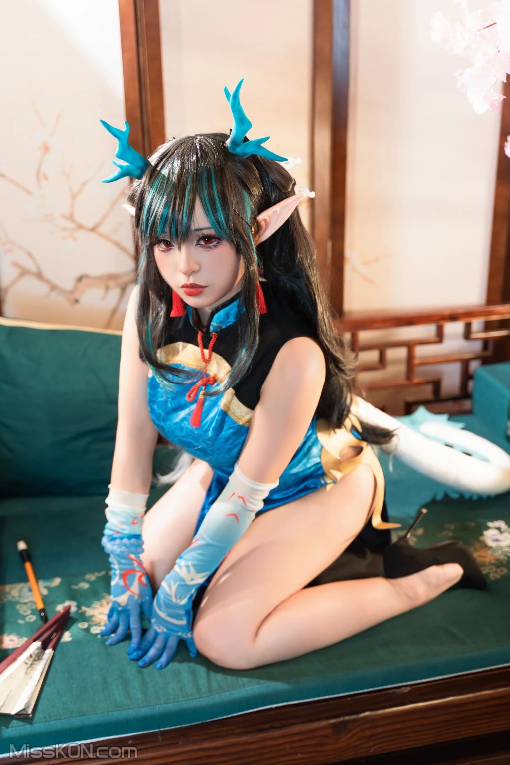 Coser@小和甜酒 & 橙风千雅: 明日方舟年夕旗袍双人御守 (199 photos) 3 Coser@小和甜酒 & 橙风千雅: 明日方舟年夕旗袍双人御守 (199 photos) 3