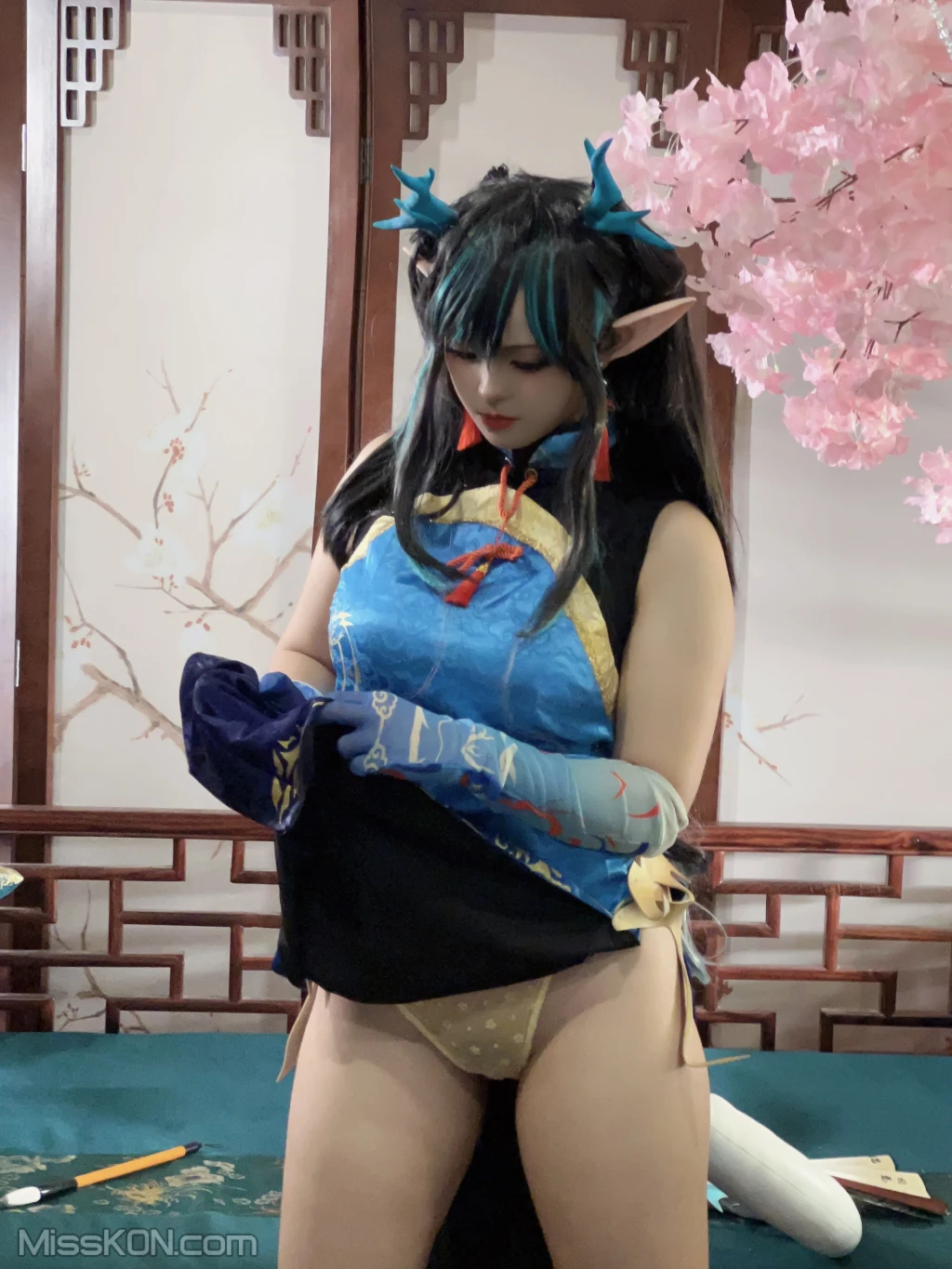 Coser@小和甜酒 & 橙风千雅: 明日方舟年夕旗袍双人御守 (199 photos) 5 Coser@小和甜酒 & 橙风千雅: 明日方舟年夕旗袍双人御守 (199 photos) 5