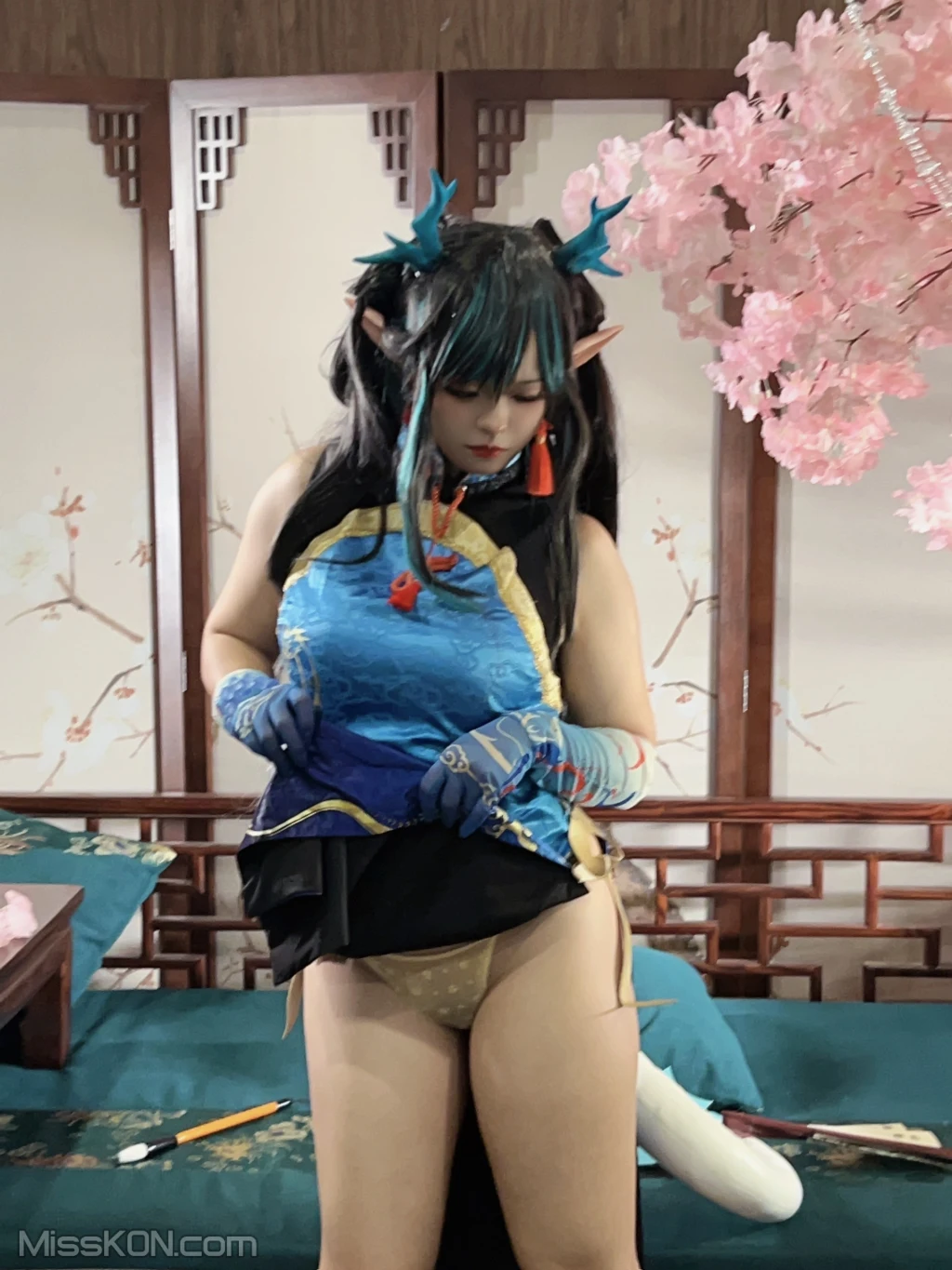Coser@小和甜酒 & 橙风千雅: 明日方舟年夕旗袍双人御守 (199 photos) 6 Coser@小和甜酒 & 橙风千雅: 明日方舟年夕旗袍双人御守 (199 photos) 6