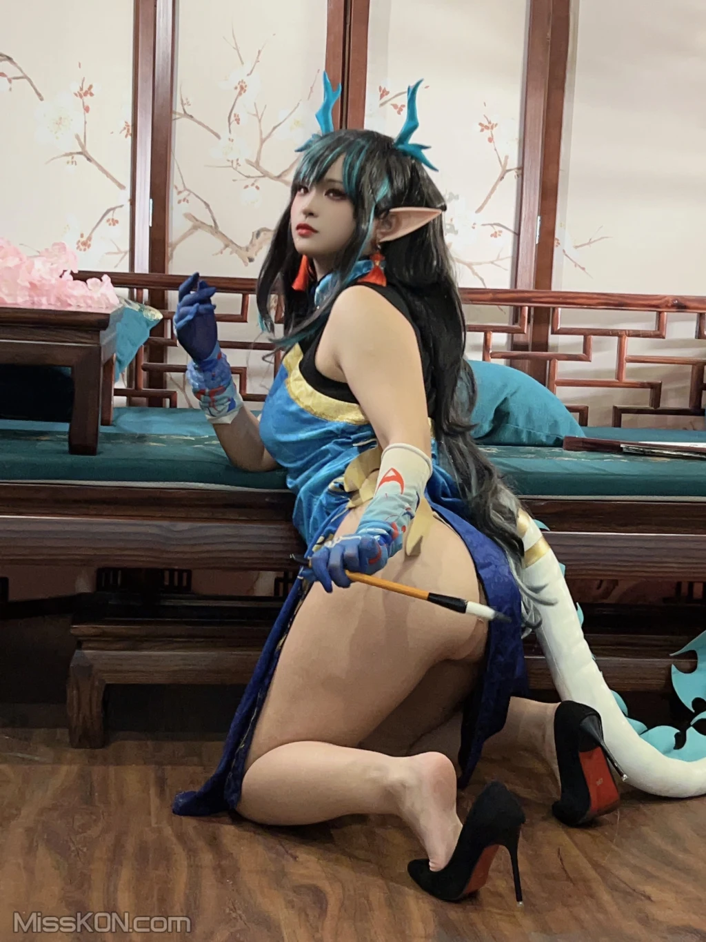 Coser@小和甜酒 & 橙风千雅: 明日方舟年夕旗袍双人御守 (199 photos) 11 Coser@小和甜酒 & 橙风千雅: 明日方舟年夕旗袍双人御守 (199 photos) 11