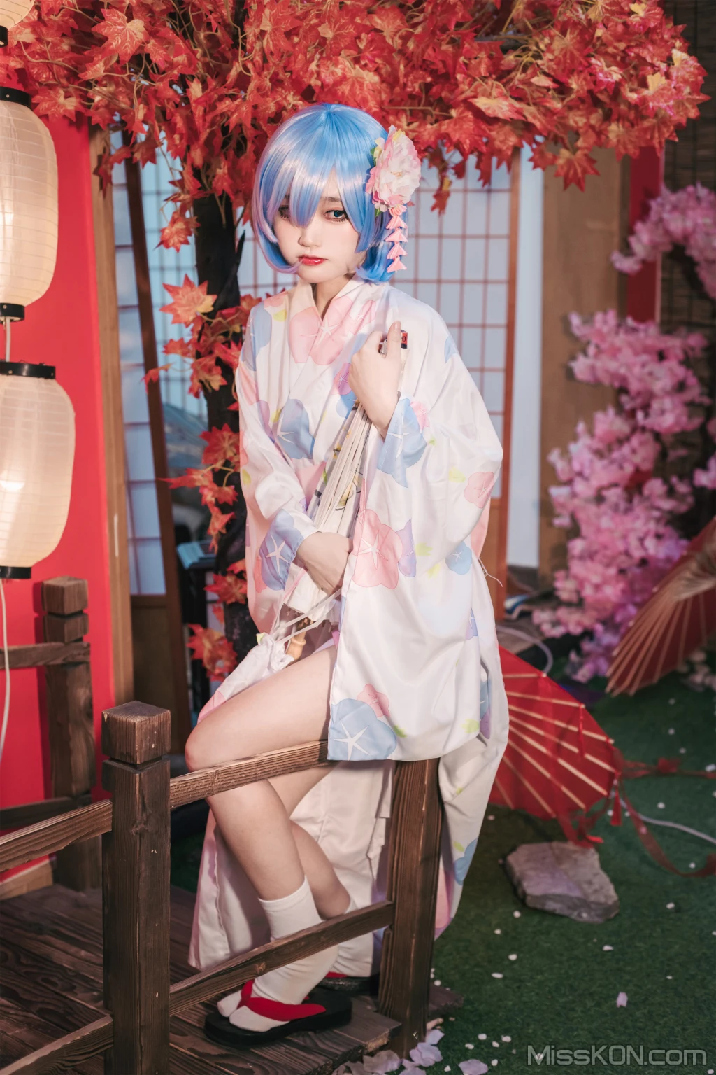 Coser@神沢永莉: 蕾姆和风 (47 photos) 