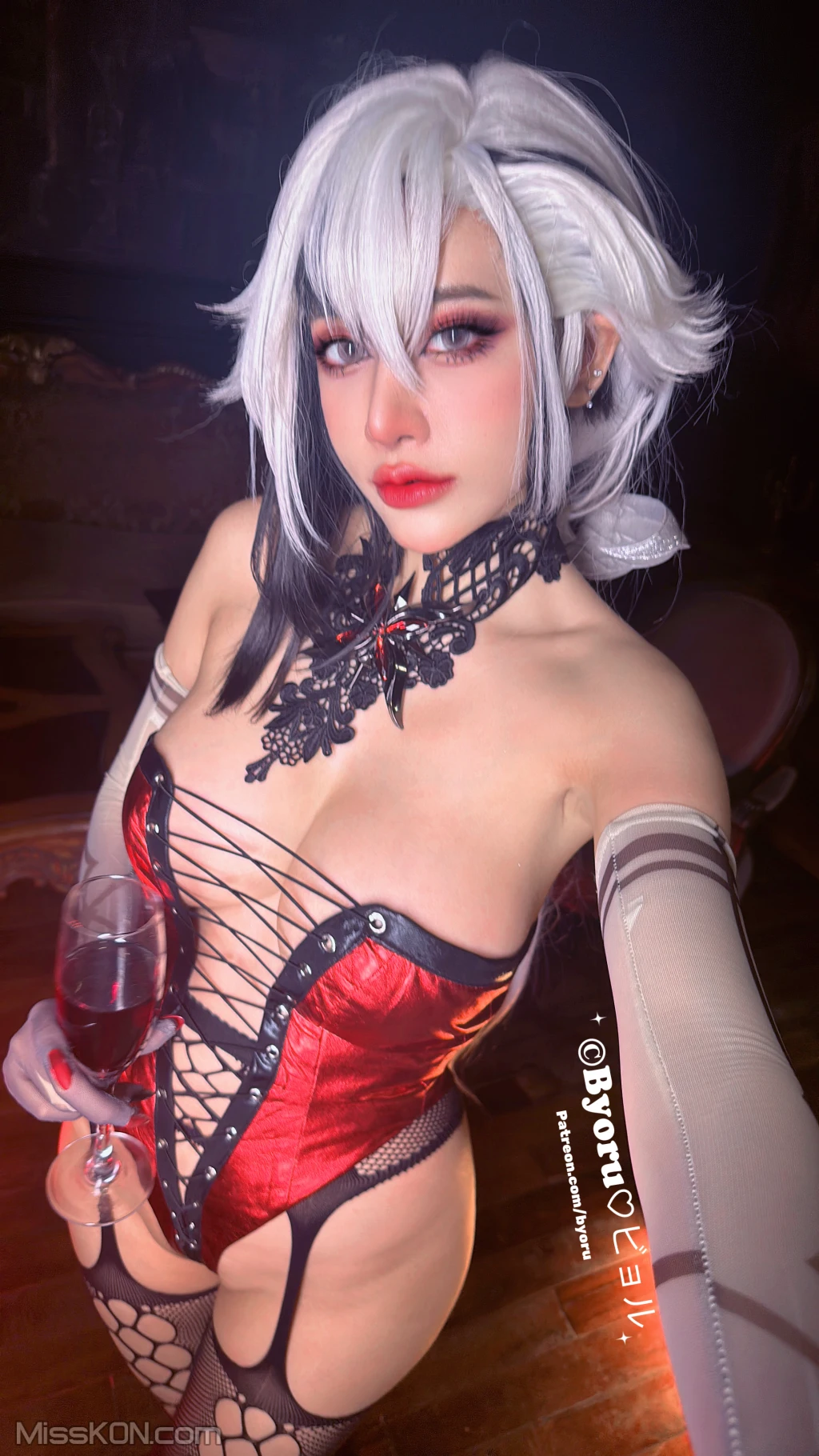 Coser@Byoru: Genshin Impact Arlecchino Dress (94 photos ) 14 Coser@Byoru: Genshin Impact Arlecchino Dress (94 photos ) 14