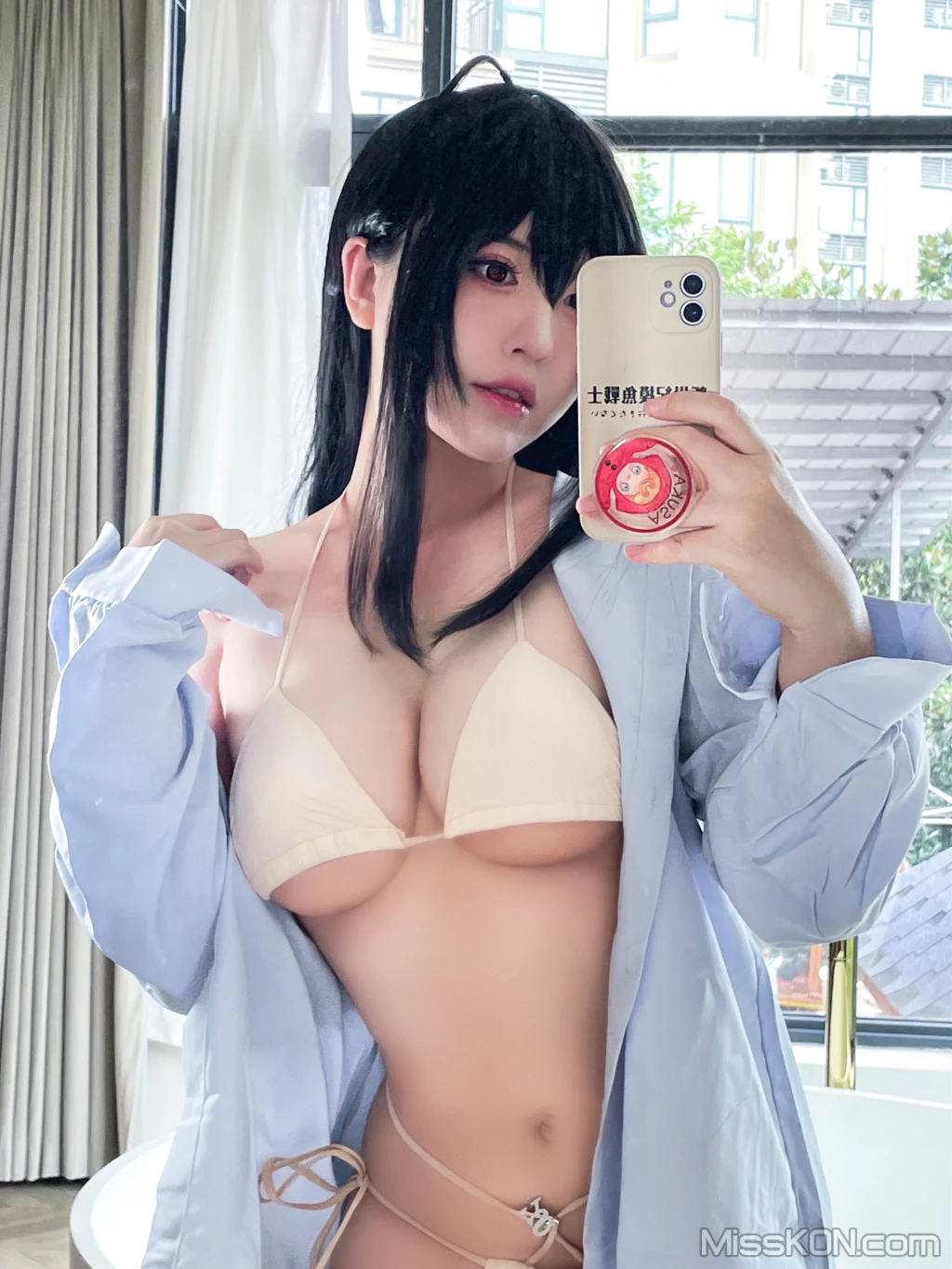 Coser@半半子: 大鳳水着「白浜のデイドリーム」 (56 photos) 