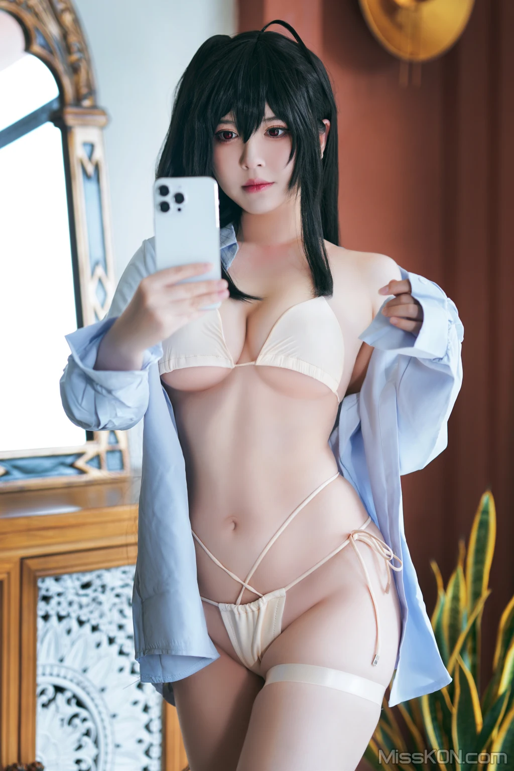 Coser@半半子: 大鳳水着「白浜のデイドリーム」 (56 photos) 