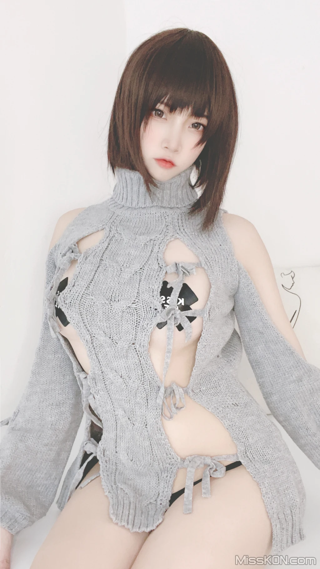 Coser@二佐Nisa: 私房洞洞毛衣 (66 photos ) 5 Coser@二佐Nisa: 私房洞洞毛衣 (66 photos ) 5