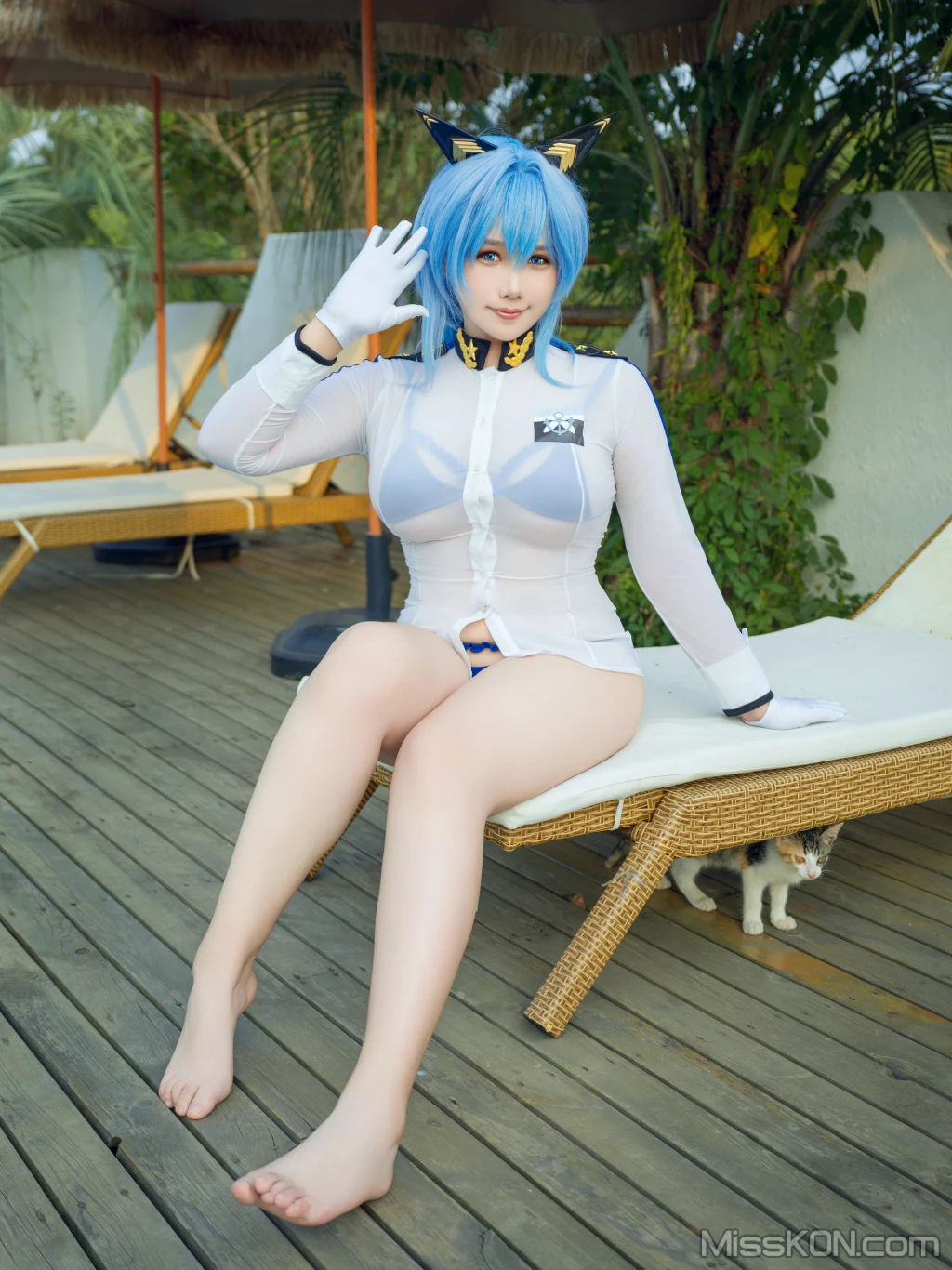 Coser@麻花麻花酱: 海伦泳装 (21 photos ) 