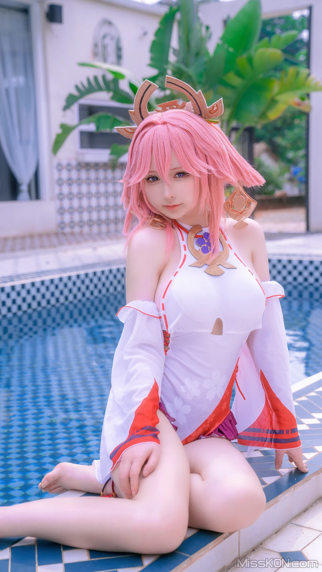 Coser@樱梨梨: 八重神子泳装 (29 photos) 2 Coser@樱梨梨: 八重神子泳装 (29 photos) 2