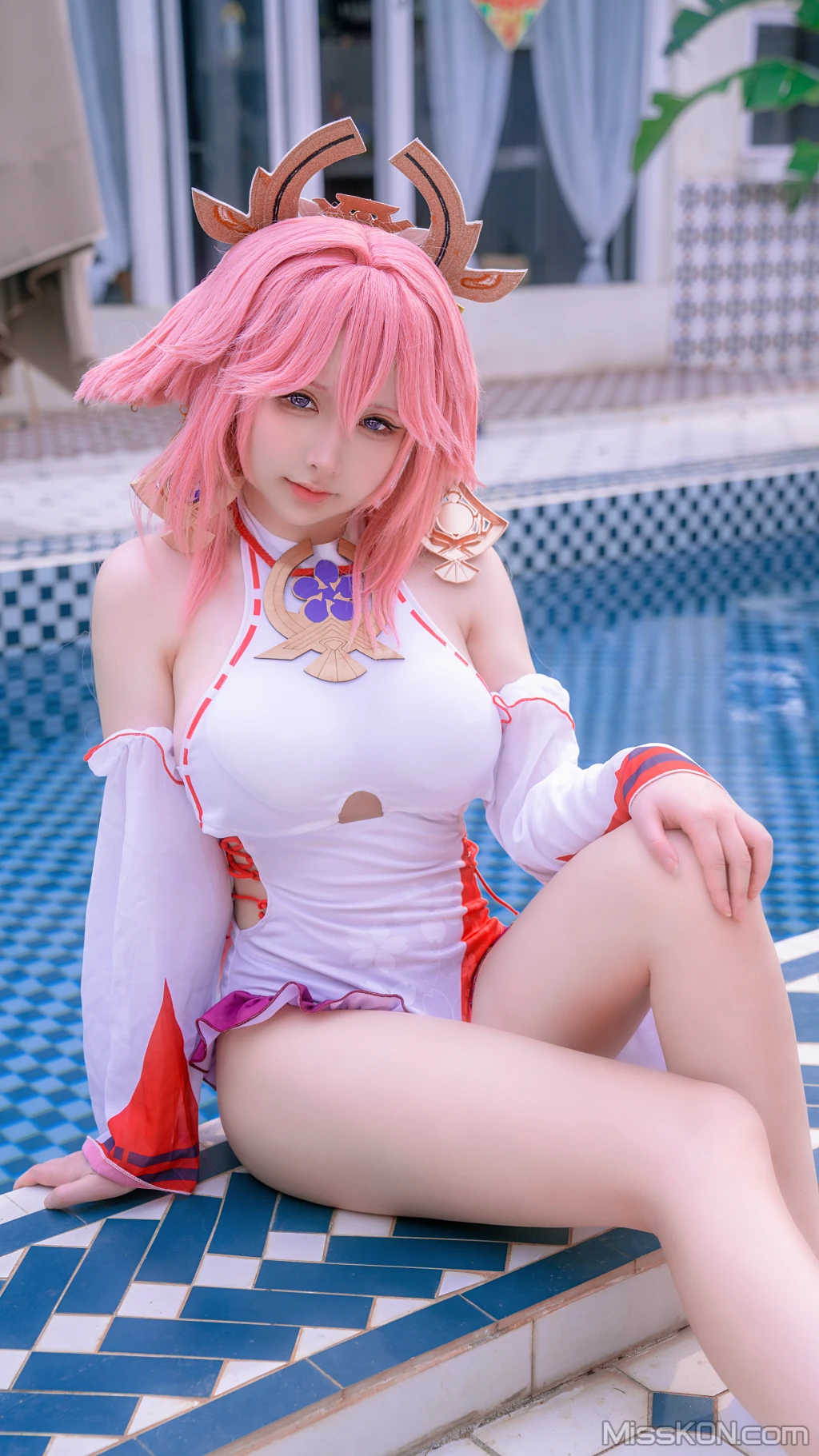Coser@樱梨梨: 八重神子泳装 (29 photos) 6 Coser@樱梨梨: 八重神子泳装 (29 photos) 6