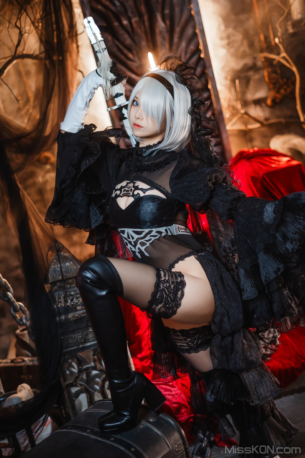Coser@蜜汁猫裘: 2B (72 photos ) 
