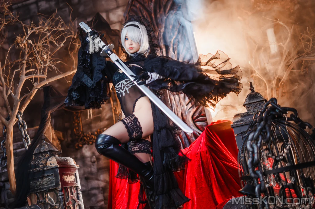 Coser@蜜汁猫裘: 2B (72 photos ) 
