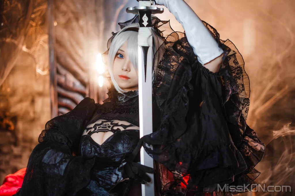 Coser@蜜汁猫裘: 2B (72 photos ) 3 Coser@蜜汁猫裘: 2B (72 photos ) 3