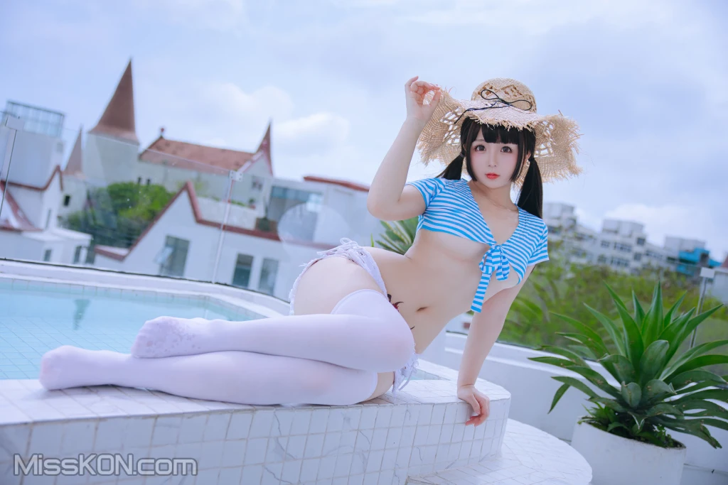 Coser@日奈娇: 蓝白条 (150 photos ) 