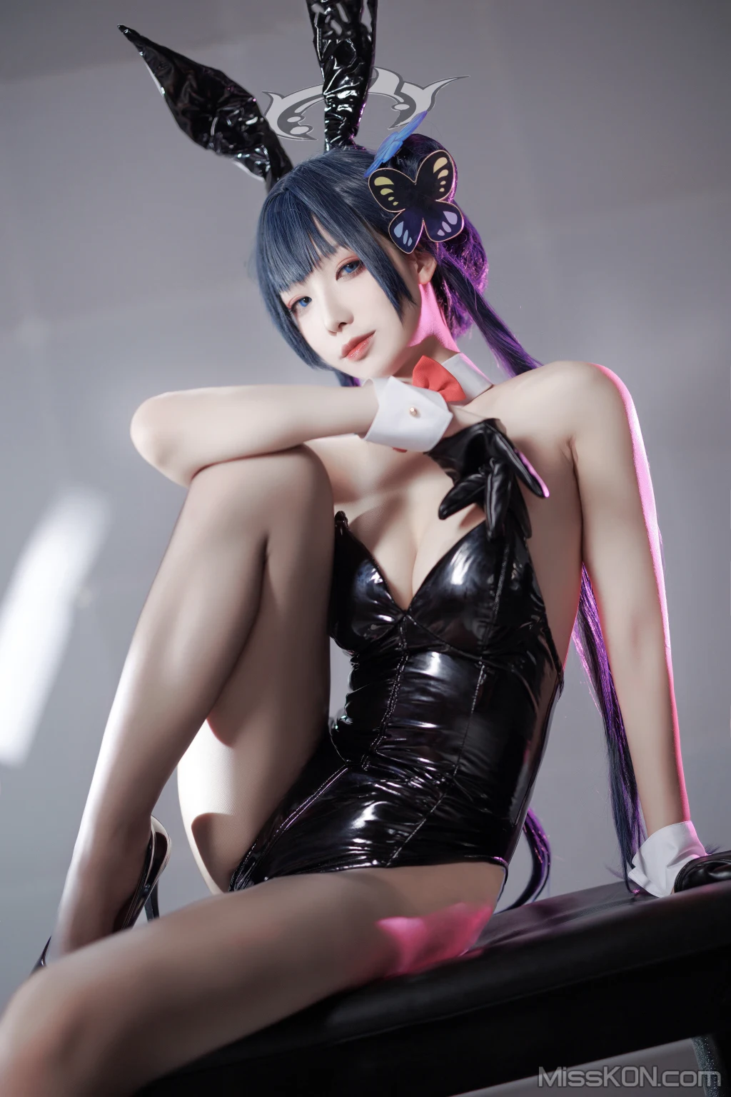 Coser@封疆疆v: 碧蓝档案 妃咲 兔女郎 (30 photos) 