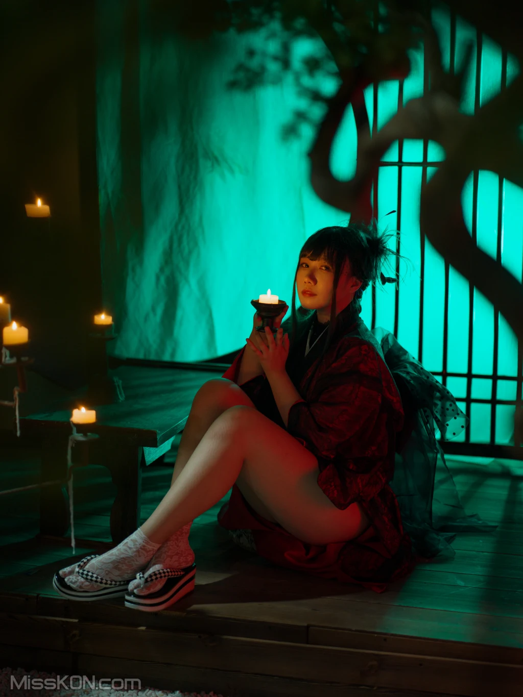 Coser@麻花麻花酱: 兽耳和服 (89 photos ) 