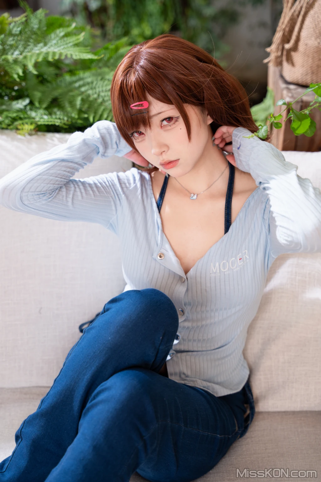 Coser@花铃: 円香牛仔裤 (54 photos) 
